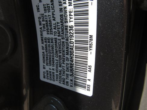 Used 2010 Honda CR-V LX image 6