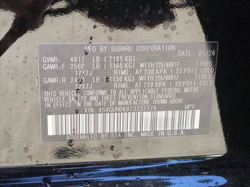 New 2026 Subaru Crosstrek 2.0i Premium AWD/4WD image 17