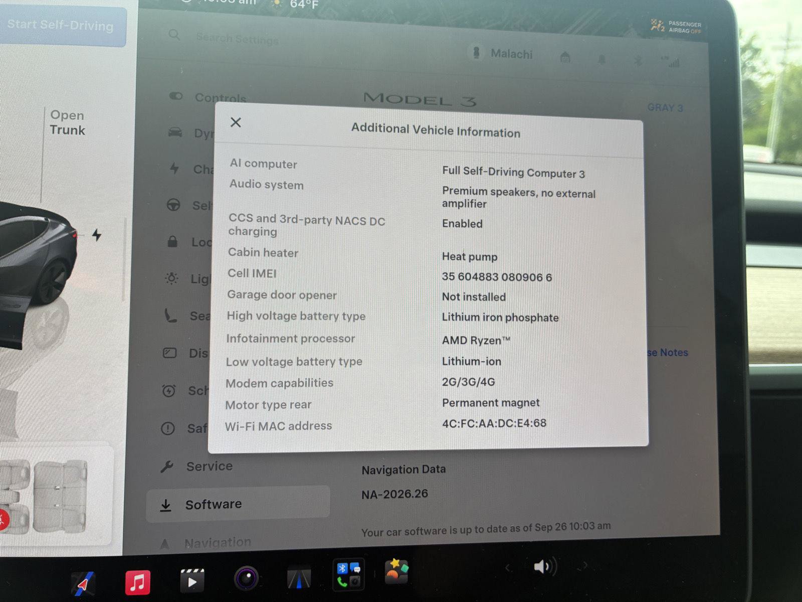 Used 2023 Tesla Model 3 Standard Range RWD image 2