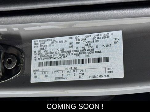 Certified 2021 Ford F150 XL w/ STX Appearance Package image 30