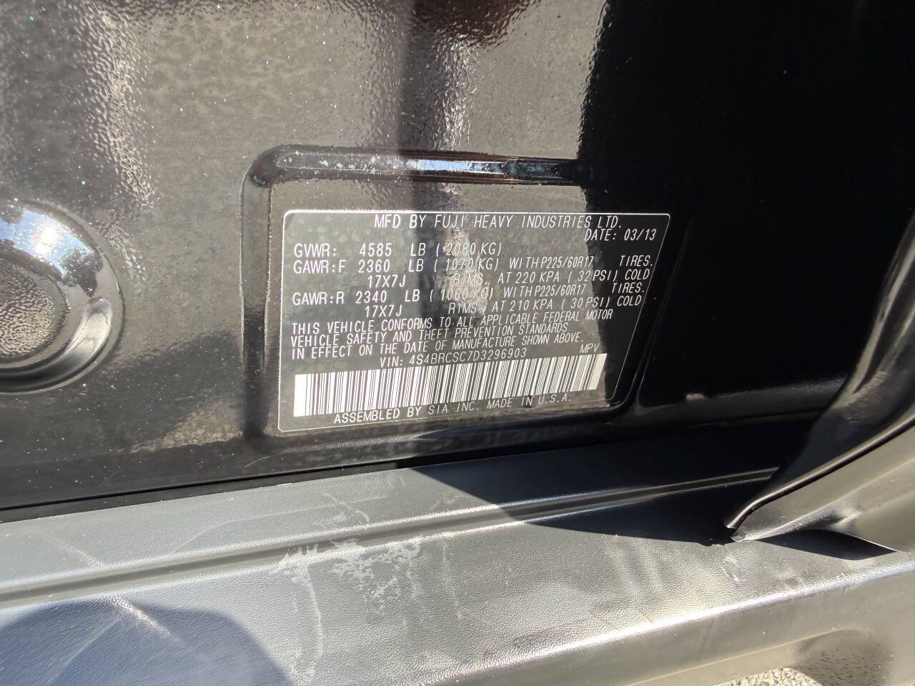 Used 2013 Subaru Outback 2.5i Limited AWD/4WD image 29