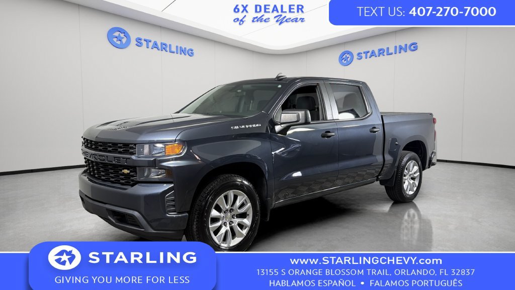 Certified 2021 Chevrolet Silverado 1500 Custom RWD image 1