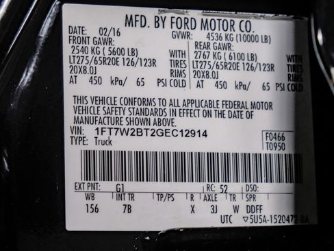 Used 2016 Ford F250 Platinum w/ FX4 Off-Road Package image 61