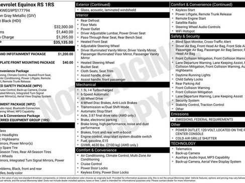 Certified 2023 Chevrolet Equinox RS image 11