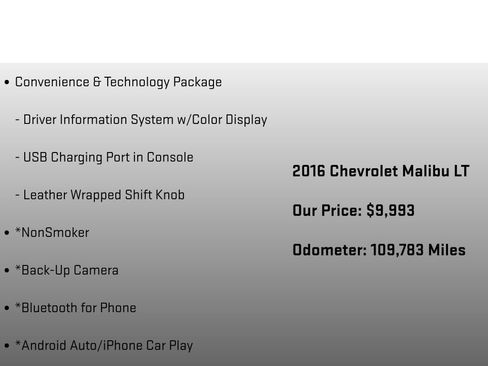 Used 2016 Chevrolet Malibu LT image 12