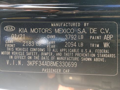 Used 2021 Kia Forte GT-Line FWD image 33