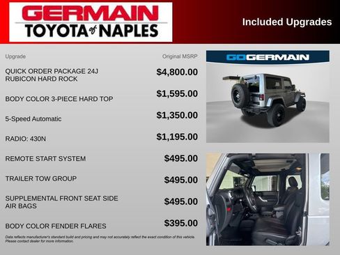 Used 2016 Jeep Wrangler Rubicon AWD/4WD image 5