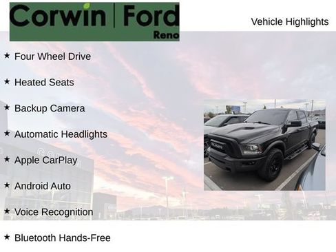Used 2018 RAM 1500 Rebel w/ Ram 1500 Black Rebel Group AWD/4WD image 8