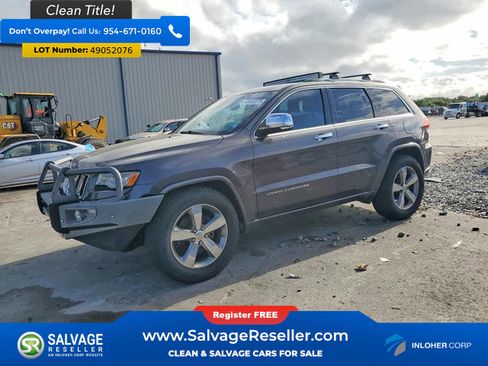 Used 2014 Jeep Grand Cherokee Overland w/ Advanced Technology Group image 1