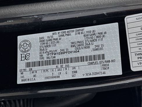 Certified 2023 Ford F150 XLT w/ Equipment Group 301A Mid AWD/4WD image 22