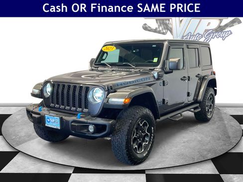 Used 2023 Jeep Wrangler Unlimited Rubicon 4xe w/ Steel Bumper Group AWD/4WD image 4
