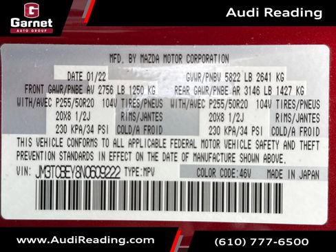 Used 2022 MAZDA CX-9 Signature image 27