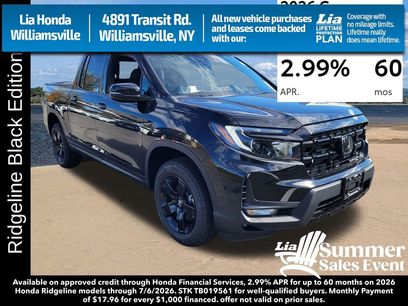 New 2026 Honda Ridgeline Black Edition