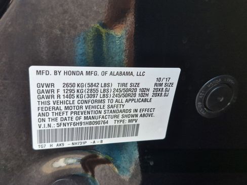Used 2017 Honda Pilot Touring image 39