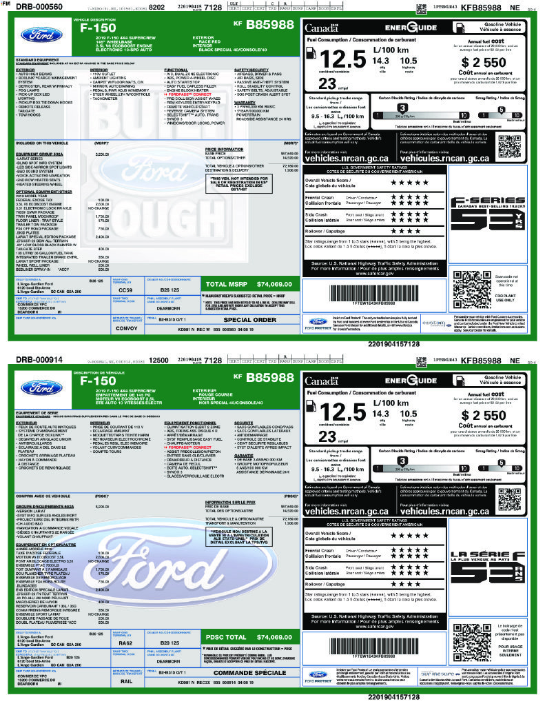 Used 2019 Ford F150 Lariat w/ Equipment Group 502A Luxury AWD/4WD image 4