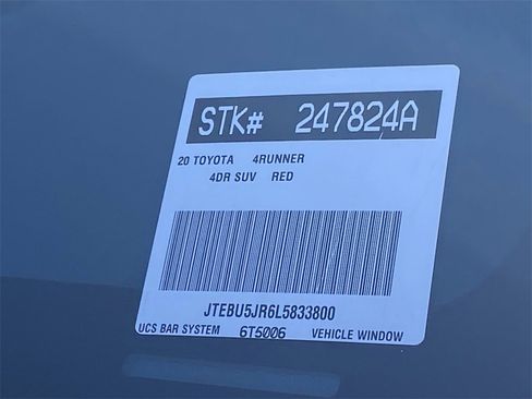 Certified 2020 Toyota 4Runner TRD Off-Road image 37