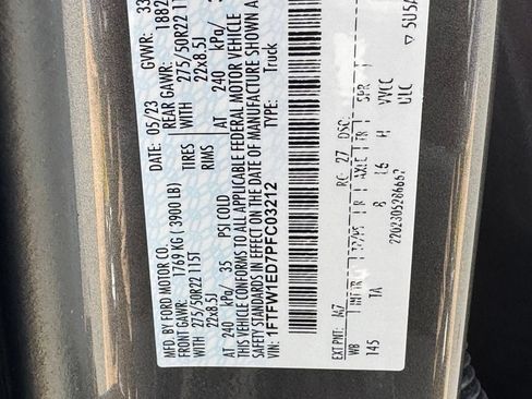 Used 2023 Ford F150 Limited AWD/4WD image 51