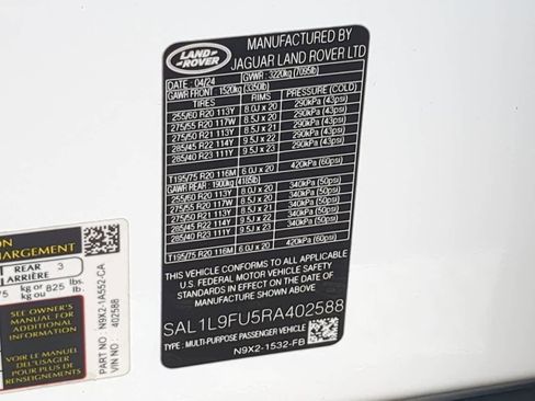 Certified 2024 Land Rover Range Rover Sport Dynamic SE image 39