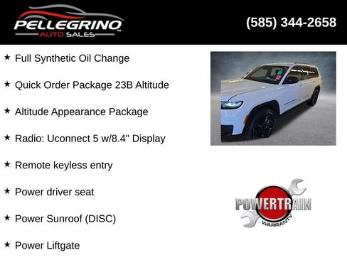 Used 2023 Jeep Grand Cherokee L Laredo AWD/4WD image 2