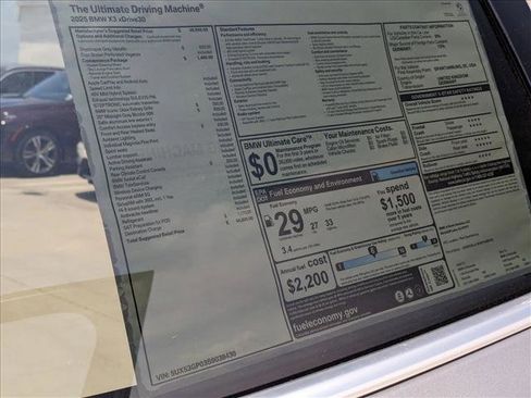 Used 2025 BMW X3 xDrive30i w/ Convenience Package image 19