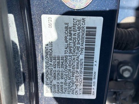 Certified 2023 Honda Accord EX image 35