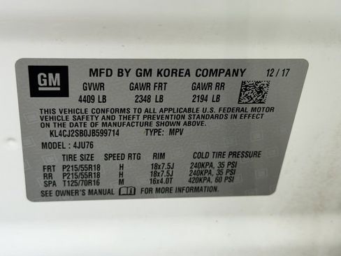 Used 2018 Buick Encore Sport Touring w/ Safety Package image 24