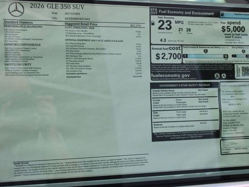 Used 2026 Mercedes-Benz GLE 350 4MATIC image 36