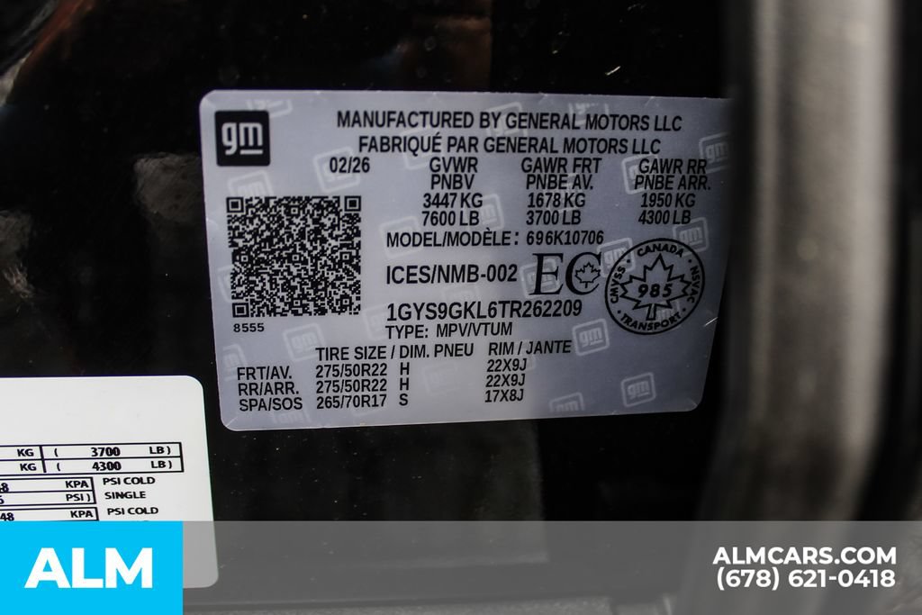 Used 2026 Cadillac Escalade Platinum Sport w/ LPO, Floor Liner Package AWD/4WD image 43