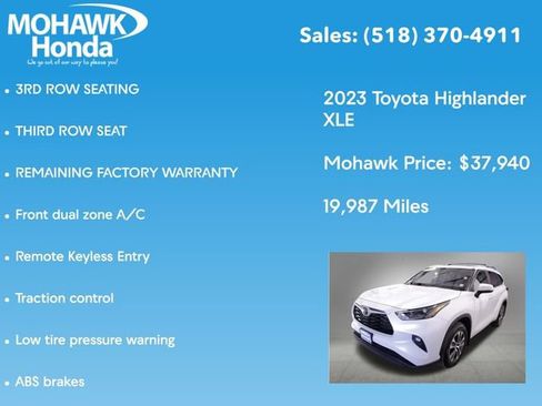 Used 2023 Toyota Highlander XLE image 14