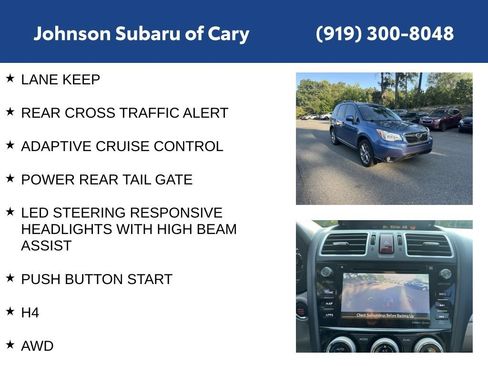 Used 2016 Subaru Forester 2.5i Touring w/ Eyesight & Navigation System AWD/4WD image 12