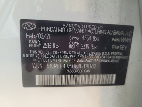 Used 2021 Hyundai Sonata SEL w/ Cargo Package FWD image 33