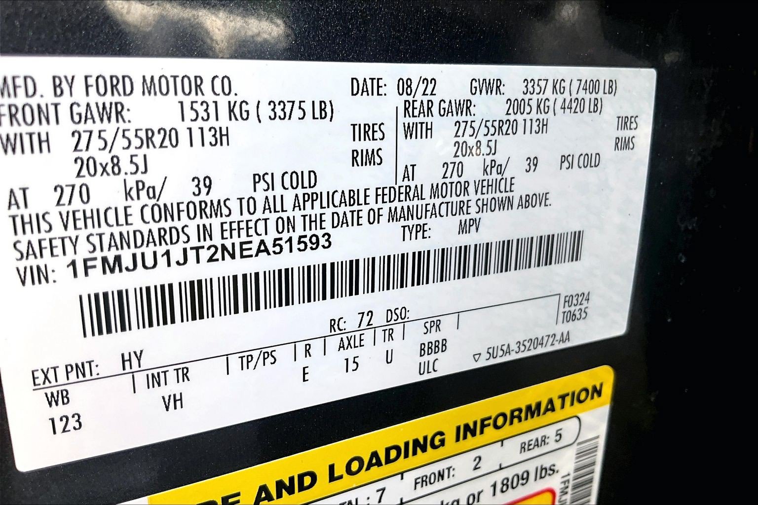 Certified 2022 Ford Expedition XLT AWD/4WD image 34