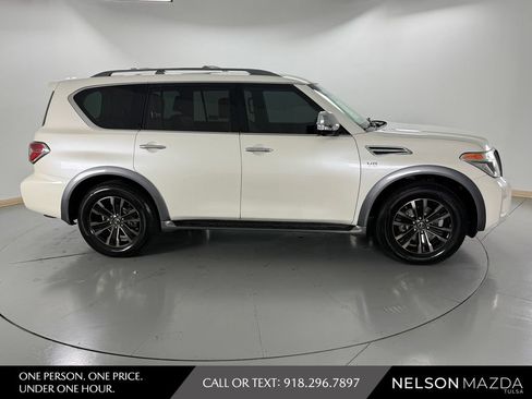 Used 2017 Nissan Armada Platinum w/ Captain Seat Package AWD/4WD image 4