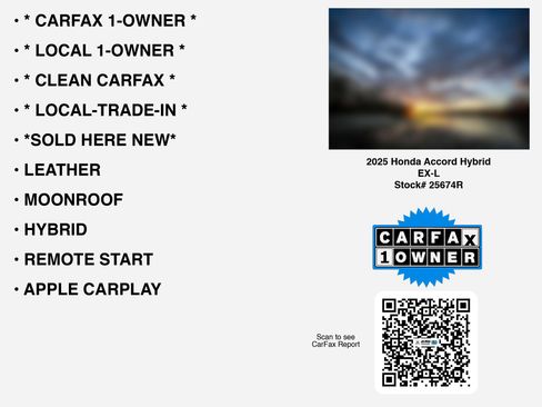 Certified 2025 Honda Accord EX-L image 7