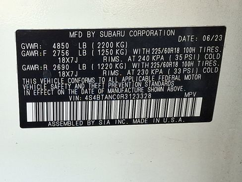 Certified 2024 Subaru Outback Limited AWD/4WD image 27