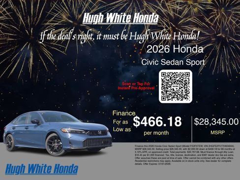 New 2026 Honda Civic Sport image 6
