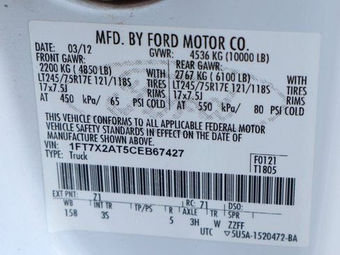 Used 2012 Ford F250 XLT w/ XLT Value Pkg image 47