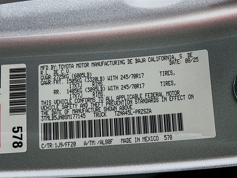 New 2025 Toyota Tacoma SR5 AWD/4WD image 30