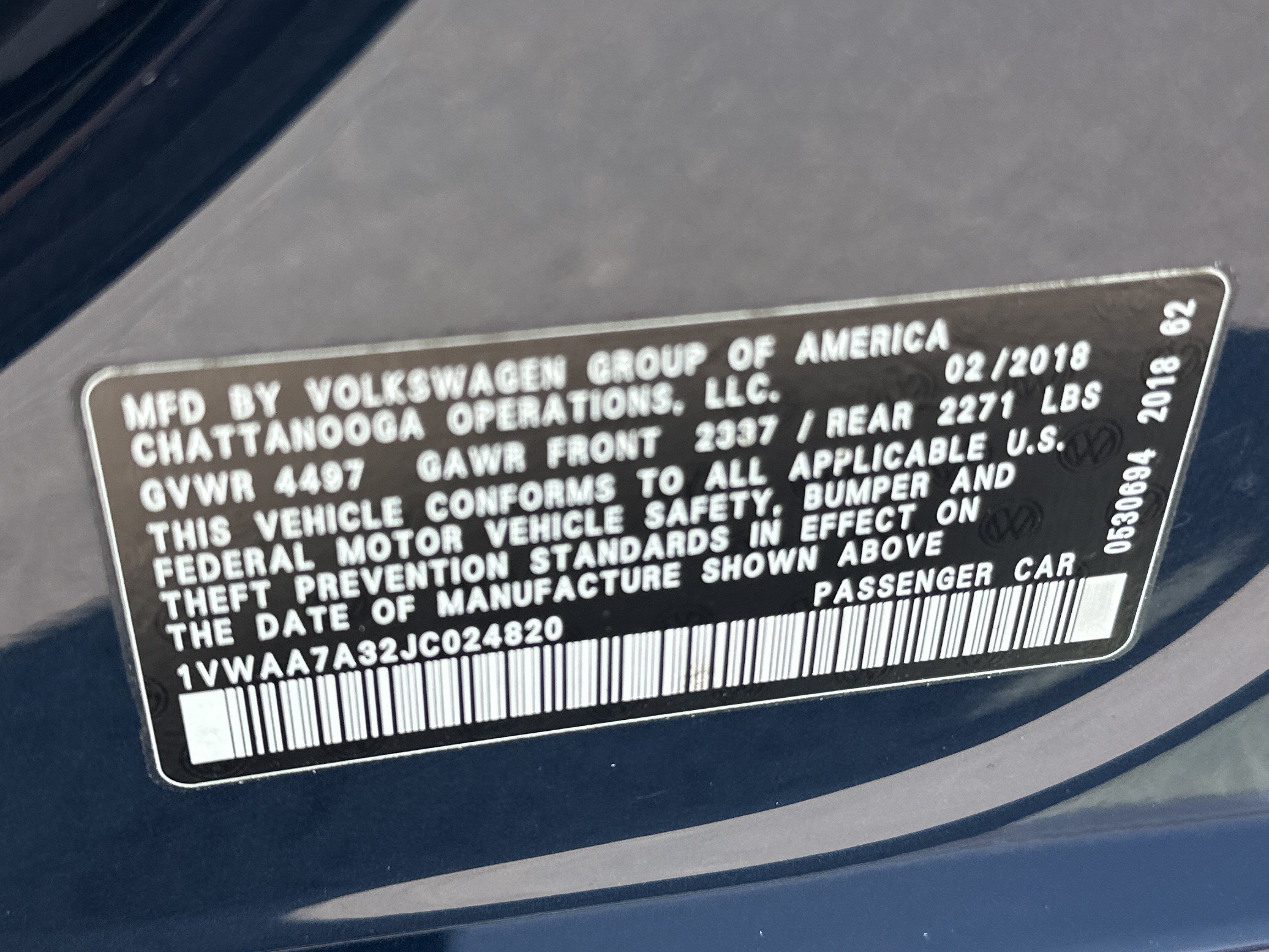 Used 2018 Volkswagen Passat 2.0T R-Line FWD image 28