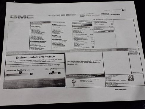 Used 2025 GMC Savana 2500 w/ Driver Convenience Package RWD image 22