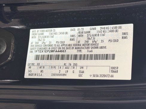 Used 2021 Ford F150 XLT w/ Equipment Group 302A High AWD/4WD image 41