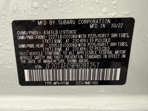 Used 2023 Subaru Crosstrek 2.0i Premium image 16