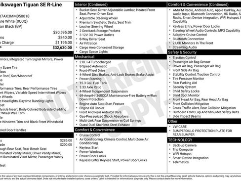 Used 2021 Volkswagen Tiguan SE R-Line image 2