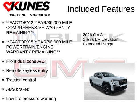 New 2026 GMC Sierra EV Elevation AWD/4WD image 3