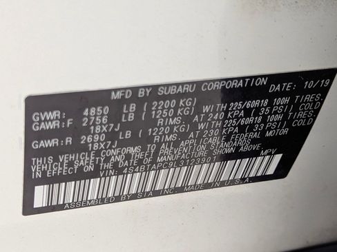 Used 2020 Subaru Outback Touring image 19