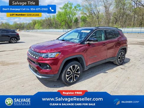 Used 2022 Jeep Compass Limited AWD/4WD image 1