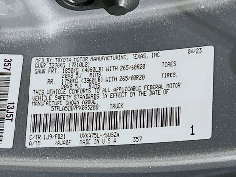 Used 2023 Toyota Tundra SR5 AWD/4WD image 28