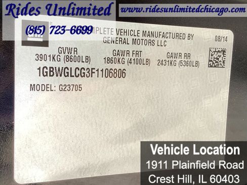 Used 2015 Chevrolet Express 2500 Extended RWD image 34
