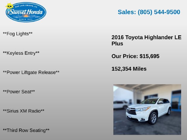 Used 2016 Toyota Highlander Plus FWD image 6