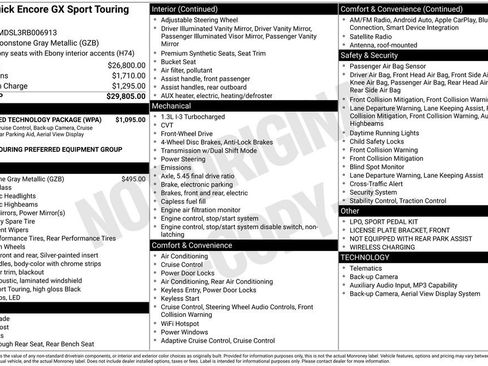 Certified 2024 Buick Encore GX Sport Touring w/ Advanced Technology Package FWD image 5